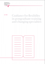 Guidance for flexibility in postgraduate training and changing specialties